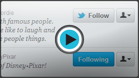 Launch "Following People on Twitter" video!