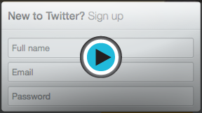 Launch "Signing Up for Twitter" video!