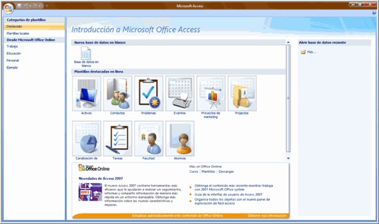 Introducción a Microsoft Office Access