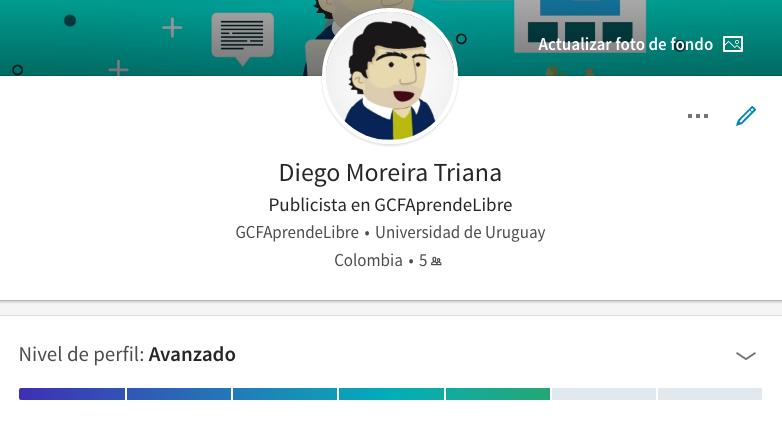 Podrás ver el nivel de solidez en la parte inferior del perfil.