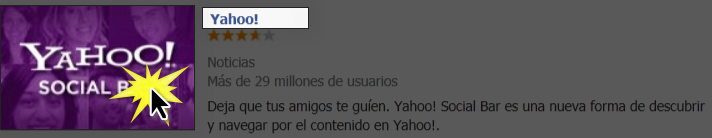 Haz clic sobre la aplicación.