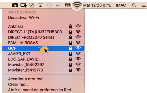 Acceso a redes Wi-Fi