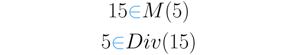 Los conceptos de divisor y múltiplo son análogos.
