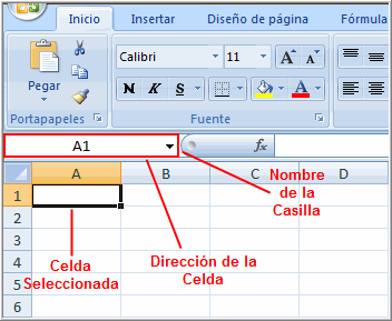 Seleccionar la celda