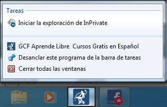 iniciar exploración InPrivate