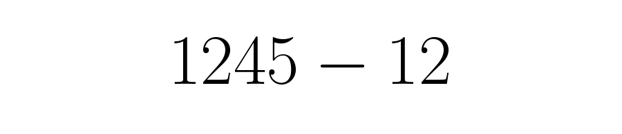  El número decimal escrito sin coma y sin barra, menos la parte entera del mismo.