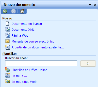 Nuevo documento