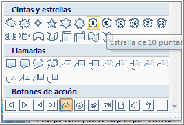 Seleccionar Botón Acción