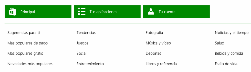 Imagen ejemplo de Barra desde la que puedes manejar tus aplicaciones en Windows.