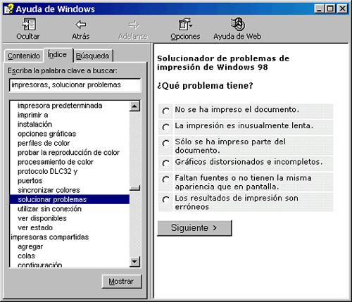 Ayuda de Windows