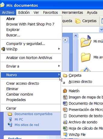 Configurar carpetas