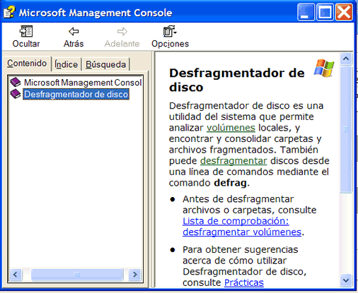 Consola de mantenimiento de Microsoft