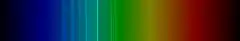 Color lines in a spectral range