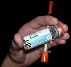 A 1000 mg/10 mL vial of ketamine.