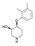 Chemical structure of ifoxetine.