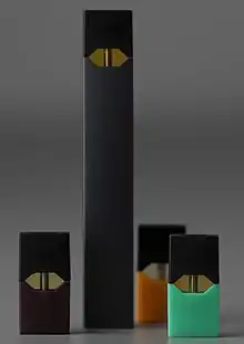 Juul e-cigarette with pods.