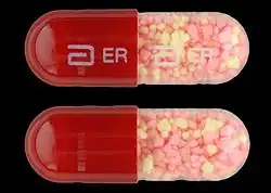 Enteric-coated erythromycin capsule from Abbott Labs