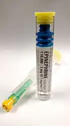 Adrenaline/epinephrine pre-filled injection