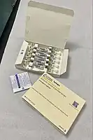 Clexane box of prefilled syringes