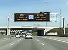 A highway sign in Ottawa