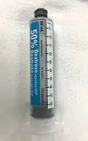Prefilled D50W syringe