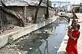 This drain in a community in Bangladesh is used for defecation and urination