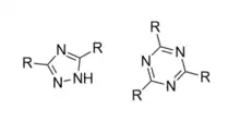 Examples of core structures of monocyclic non-xanthine based adenosine A2A antagonists