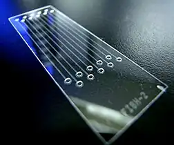 Microfluidic chip that lowered the cost-per-test of FISH