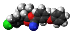 Fenvalerate molecule