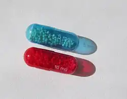 Two capsules (5 mg & 10 mg) of morphine sulfate extended- release