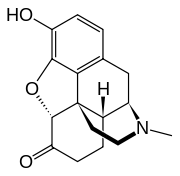 Structural formula of hydromorphone