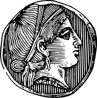 Emblem used by the OIHP, depicting Hygieia of OIHP