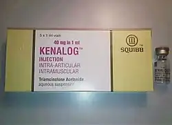 Kenalog (triamcinolone) IM injection