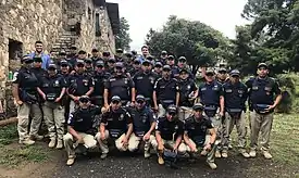 LFR International prehospital trauma management training of PNC (Policia Nacional Civil) in Sacatepéquez, Guatemala in 2019.