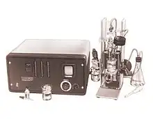 The Model A Coulter counter, the first commercial hematology analyzer