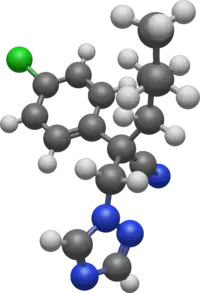 Kekulé, skeletal formula of myclobutanil