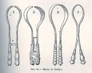 Palfyn hands in different versions