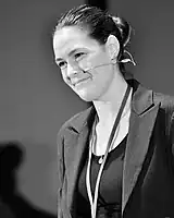 Britt Marie Hermes c. 2016, a former naturopathic doctor and major critic of naturopathic medicine