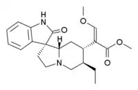 Chemical structure of rhynchophylline