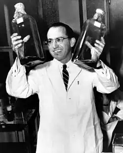 Salk in 1955 at the University of Pittsburgh