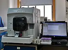 An automated hematology analyzer (Sysmex XT-4000i)