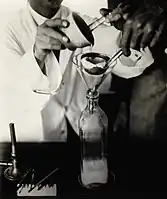 Preparation of the rabies vaccin at the Pasteur Institute, Kasauli, India (1910)