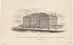 The new Massachusetts Medical College in Grove St., Bosto