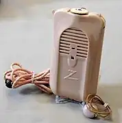 Vacuum tube hearing aid, circa 1944