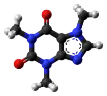 3D structure of caffeine