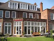 The Freud Museum (20 Maresfield Gardens, London NW3, England), as seen from the garden.