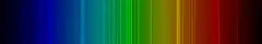 Color lines in a spectral range