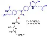 Structure diagram of a TGDDF/GDDF multi-substrate adduct inhibitor