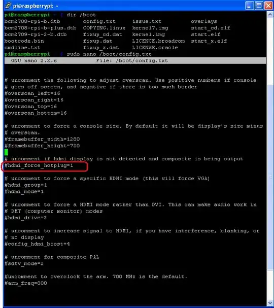 RPi - Edit config.txt file in by nano