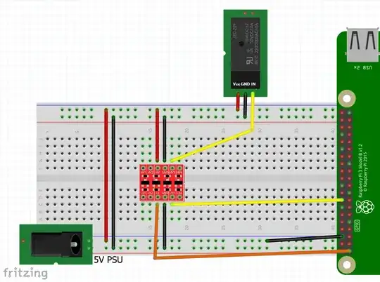 Set-up with level converter